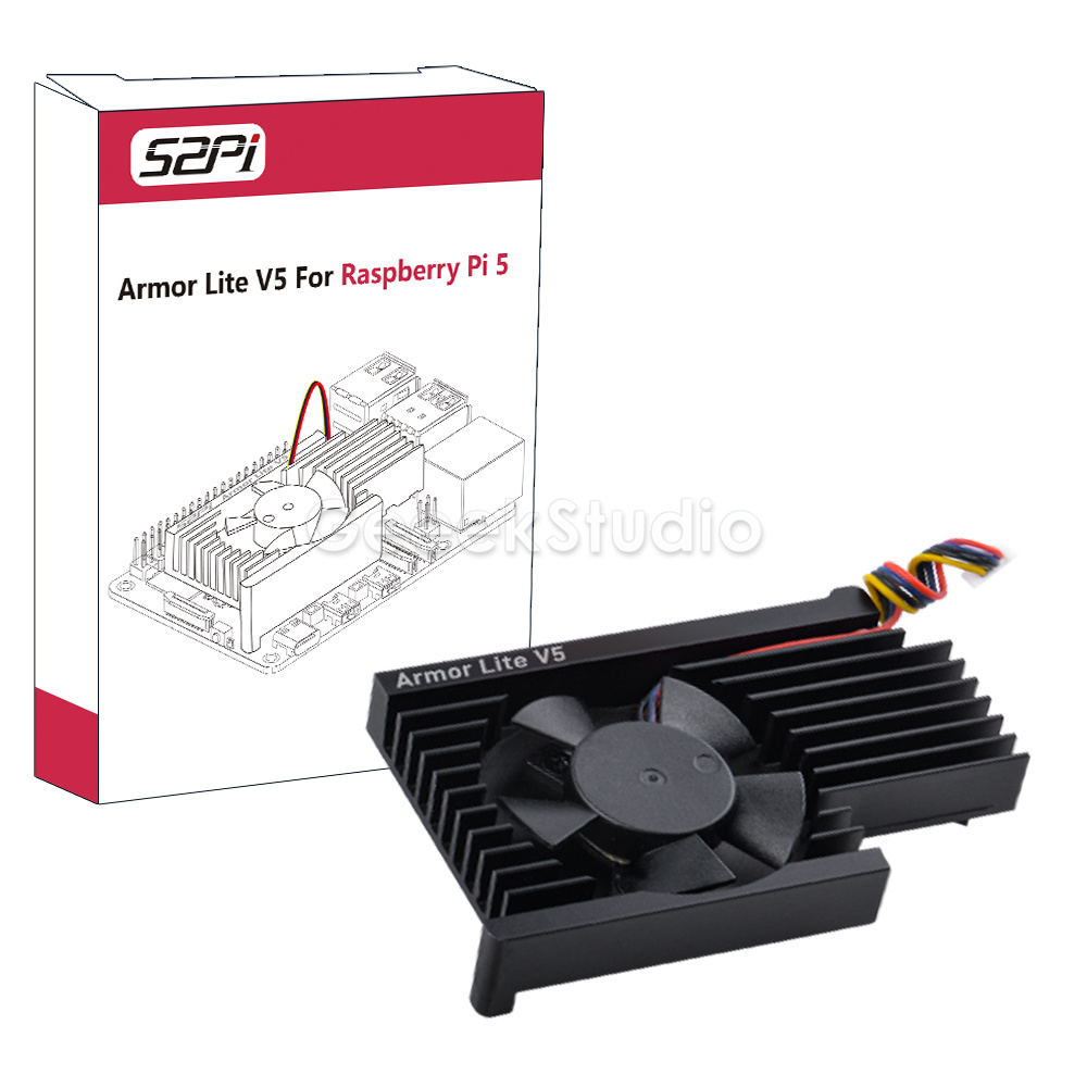 Pi Power Supply - درع لايت V5 نك سبائك الألومنيوم