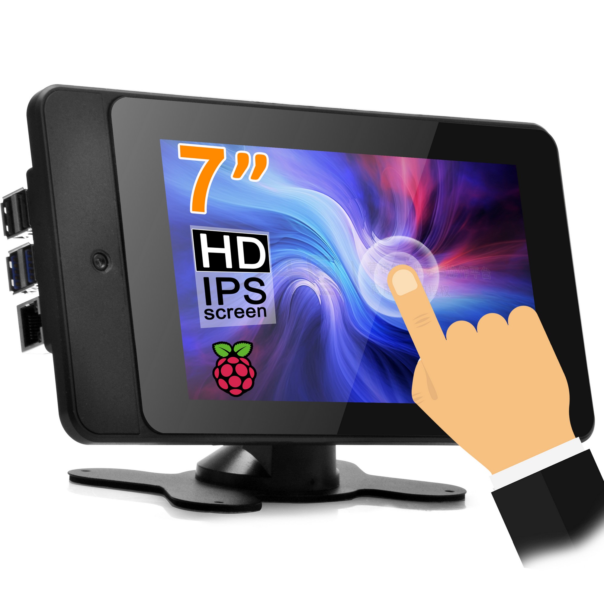 Pi 5 Case - حافظة OSOYOO PiStudio مع شاشة لمس
