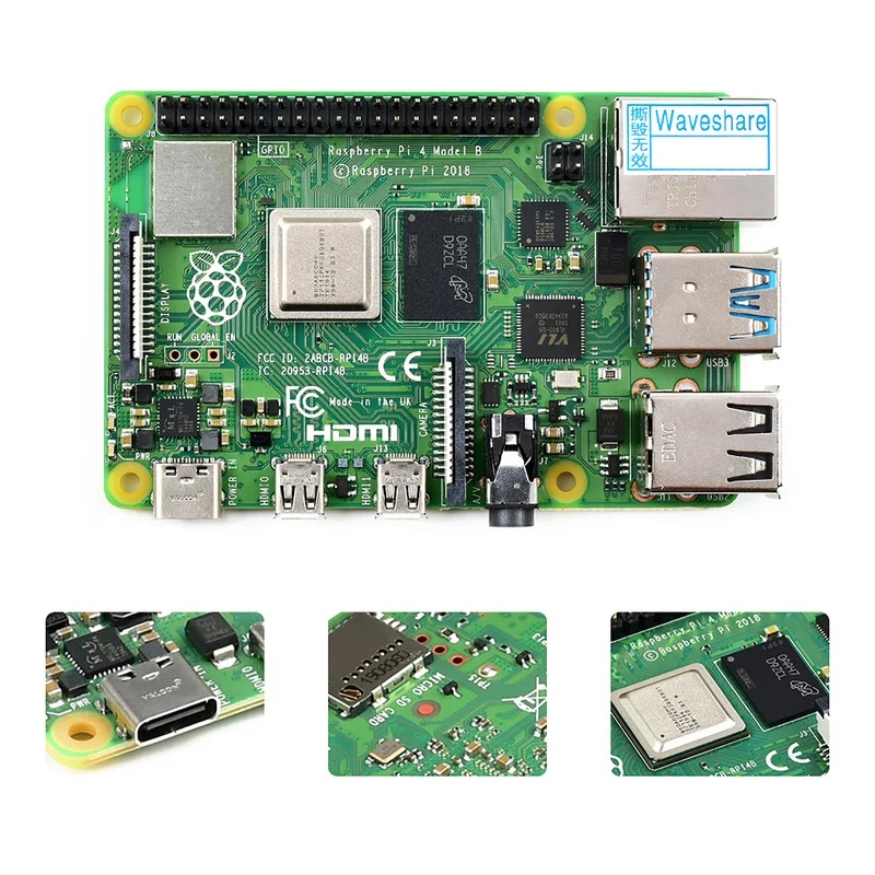 Raspberry Pi 4 - راسبيري باي 4 موديل B بذاكرة