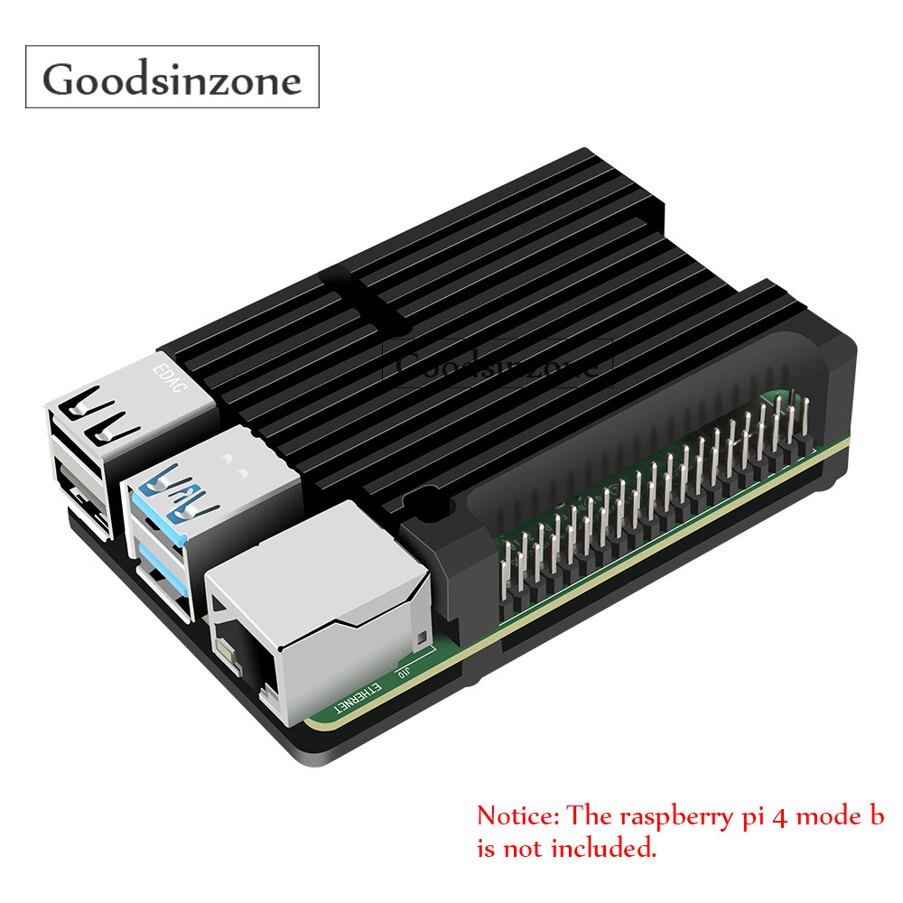Pi 4 Case - حافظة مدرعة من الألومنيوم لـ Raspberry