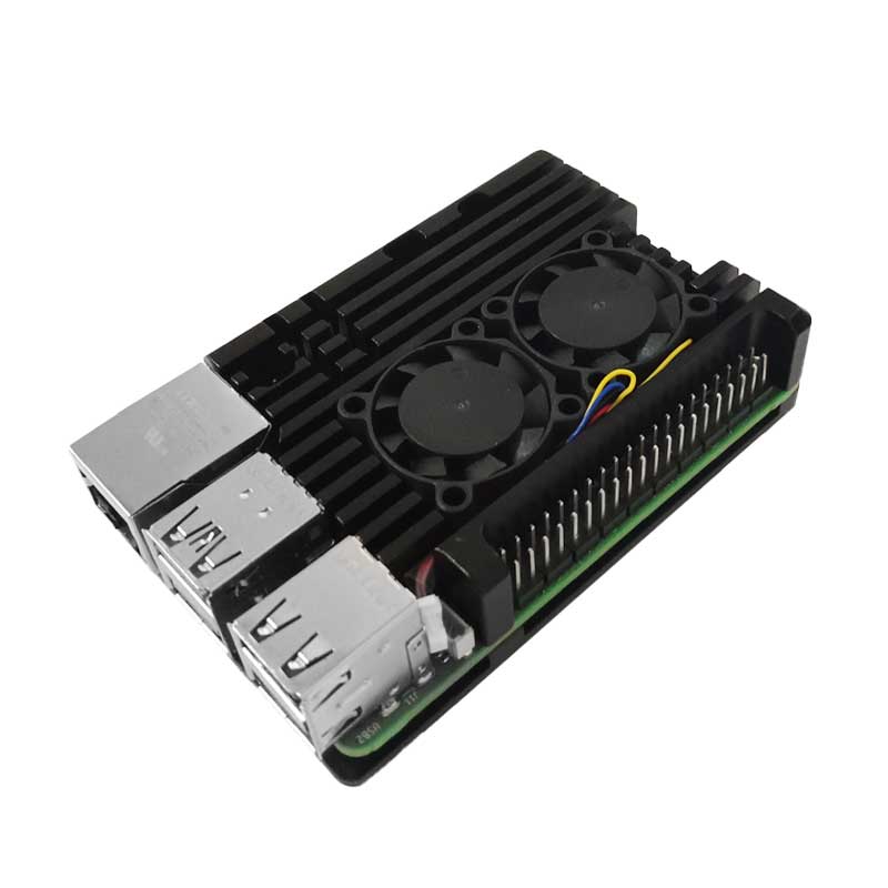 Pi 5 Case - علبة معدنية من الألومنيوم Raspberry Pi
