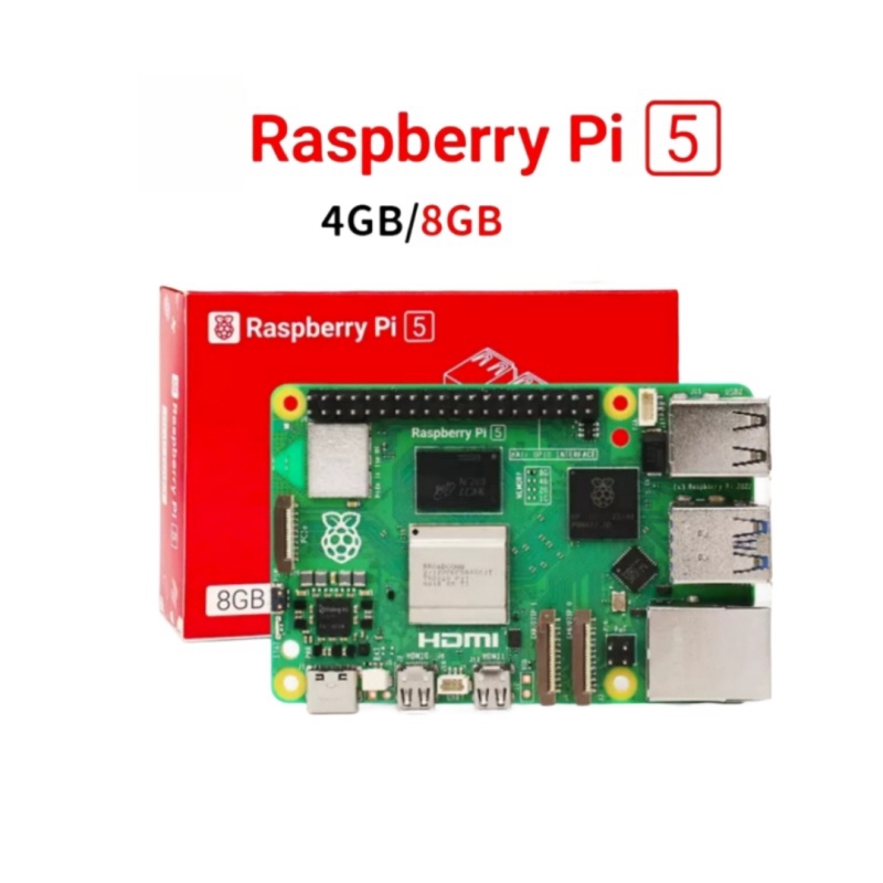 Raspberry Pi - لوحة تطوير راسبيري باي 5B بذاكرة