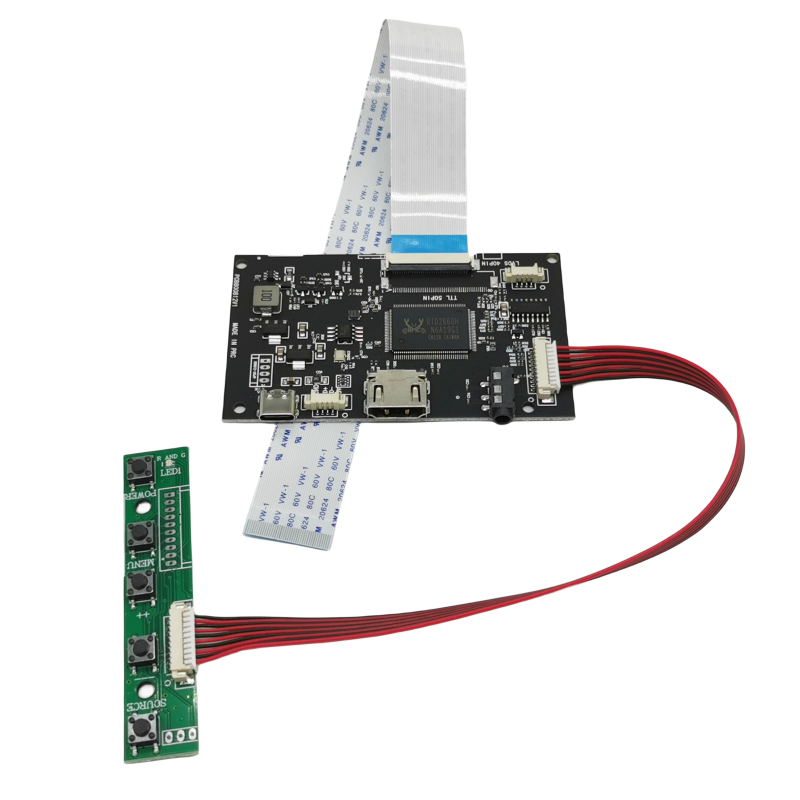 Raspberry Pi Kit - لوحة تحكم LCD مع HDMI وصوت