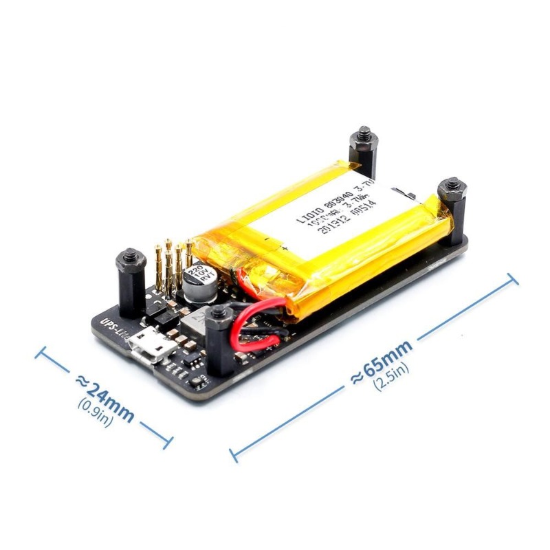 Pi Zero - وحدة UPS-Lite لسلسلة Raspberry Pi Zero