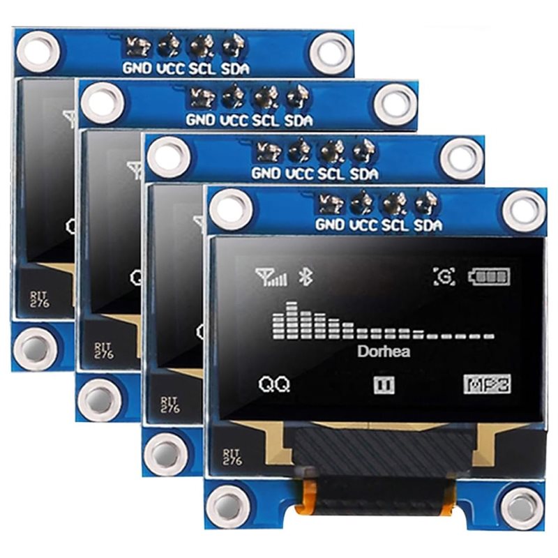 Pi Display - A37T-4Pcs شاشة عرض OLED مقاس 0.96