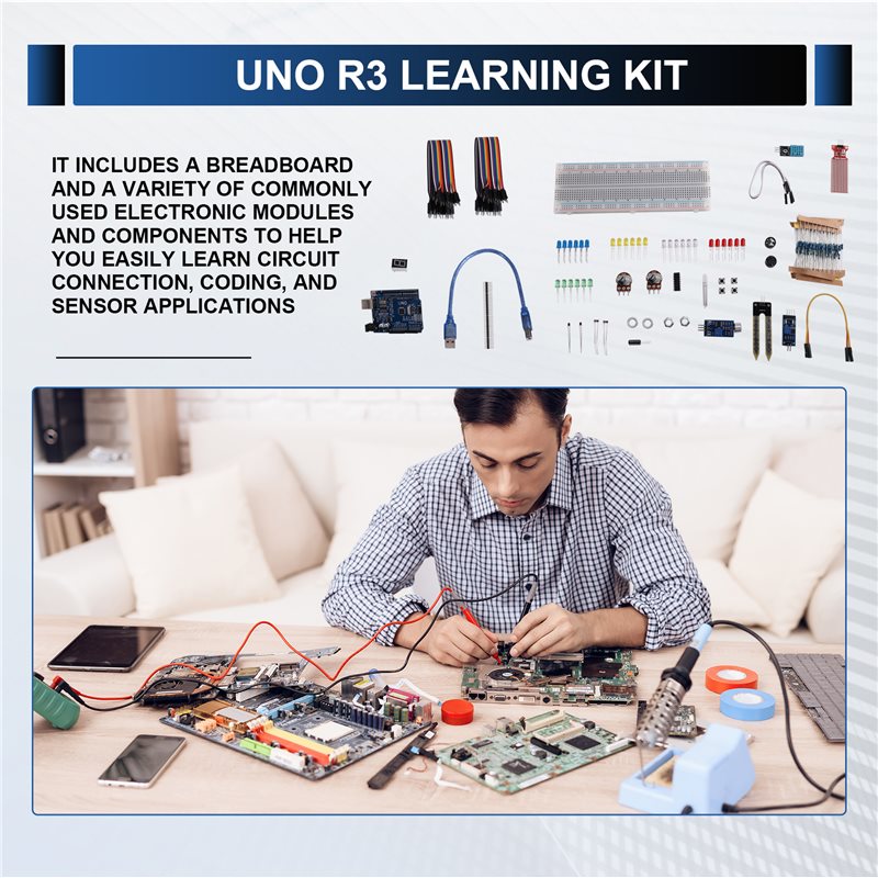 Arduino Kit - مجموعة أدوات B24B للمبتدئين في الأردوينو