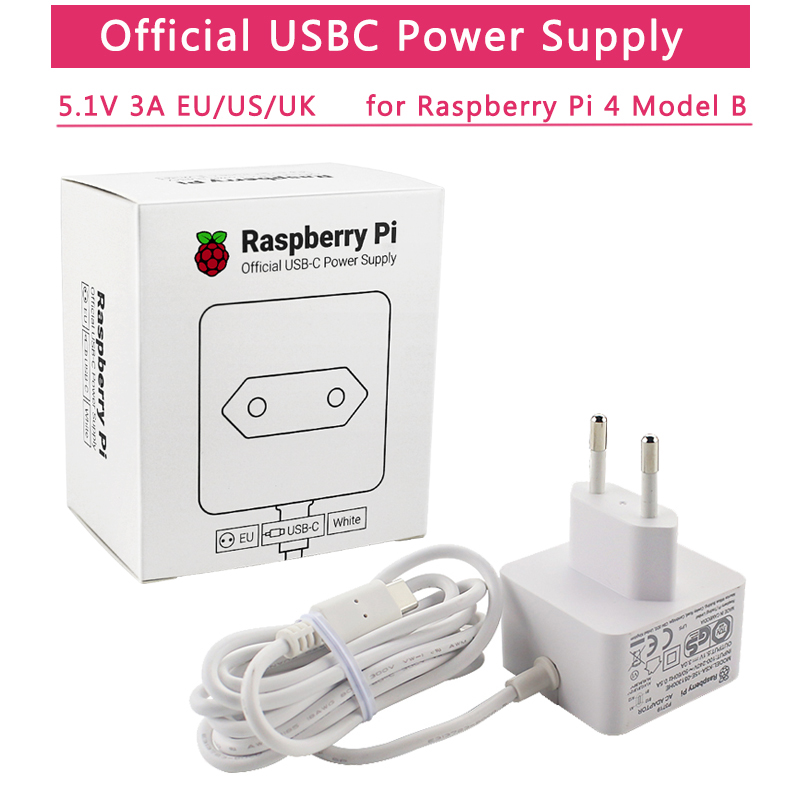 Pi Power Supply - شاحن Raspberry Pi 4 المزود بالطاقة