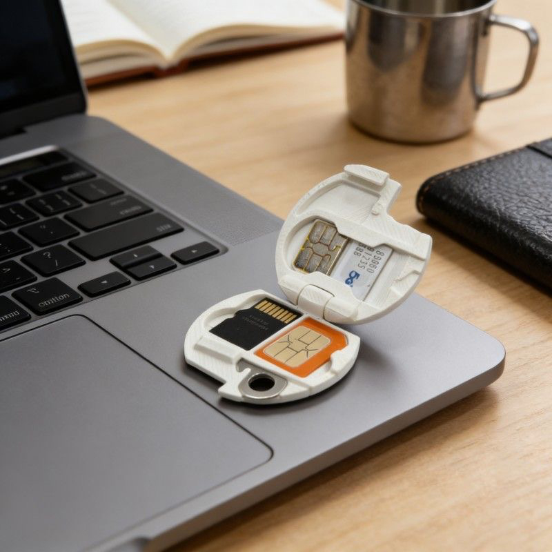 حامل بطاقات SIM وTF مطبوع بتقن - مراجعة Micro Sd Card وسعره