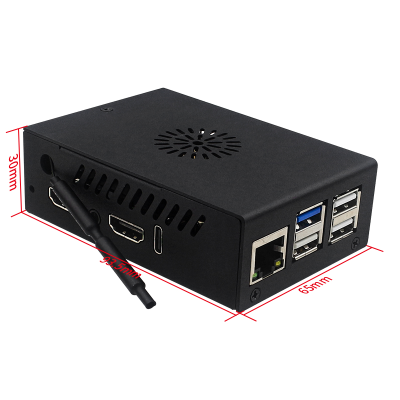حافظة Orange Pi 5 Max مع مروحة - مراجعة Pi 5 Case وسعره