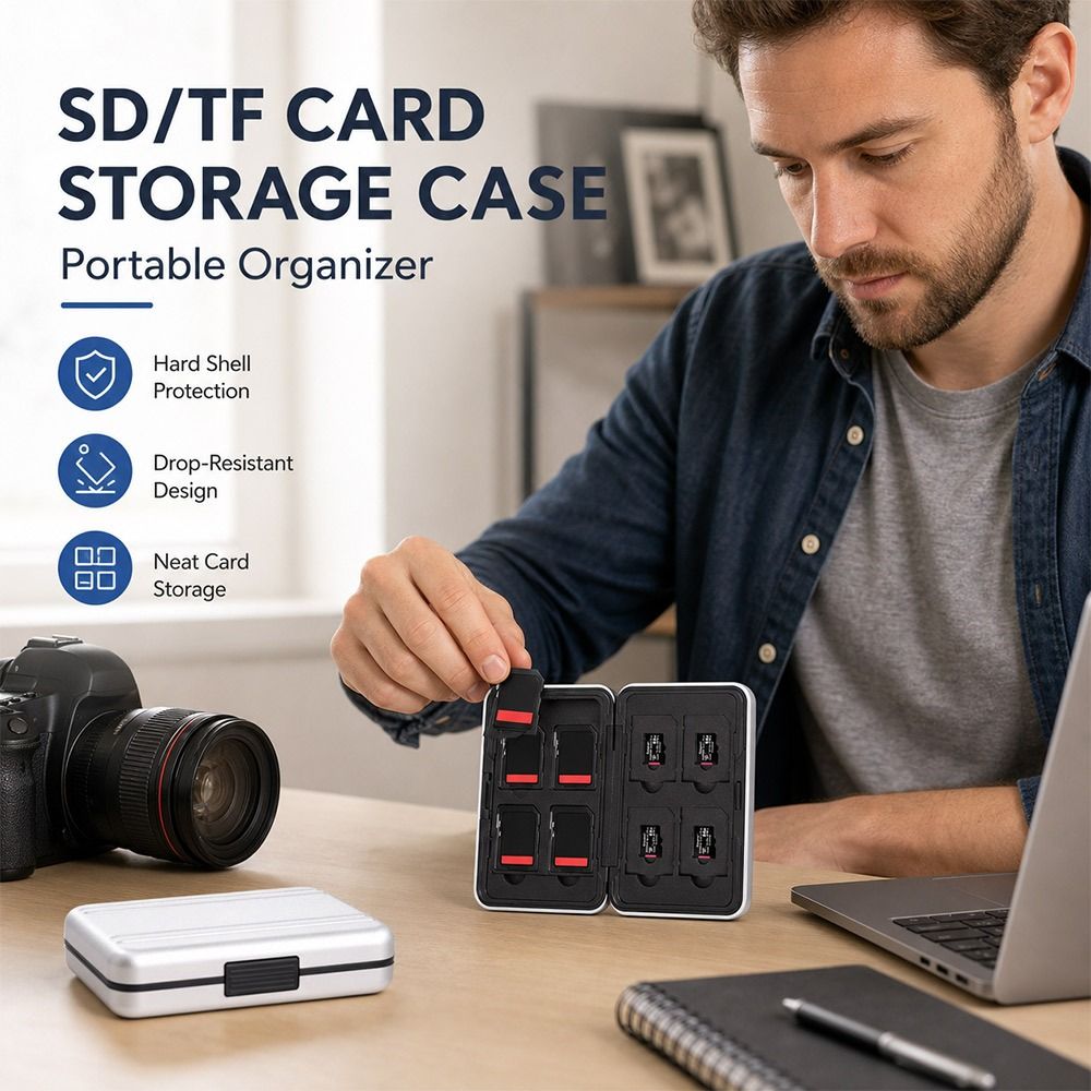 علبة لحفظ بطاقات الذاكرة بـ 16 - مراجعة Micro Sd Card وسعره