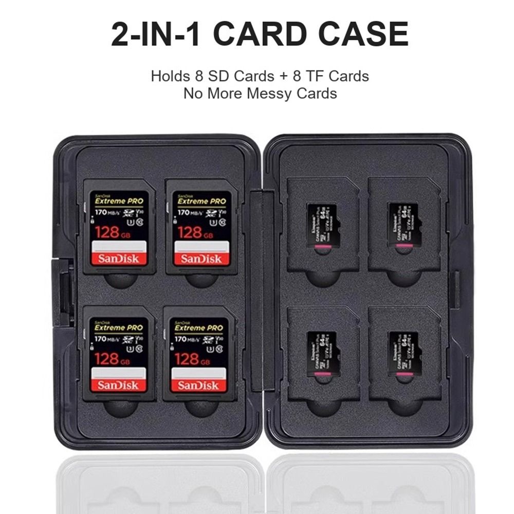 علبة لحفظ بطاقات الذاكرة بـ 16 - مراجعة Micro Sd Card وسعره