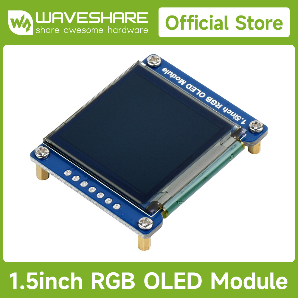 وحدة عرض OLED RGB من Waveshare - مراجعة Pi Display وسعره
