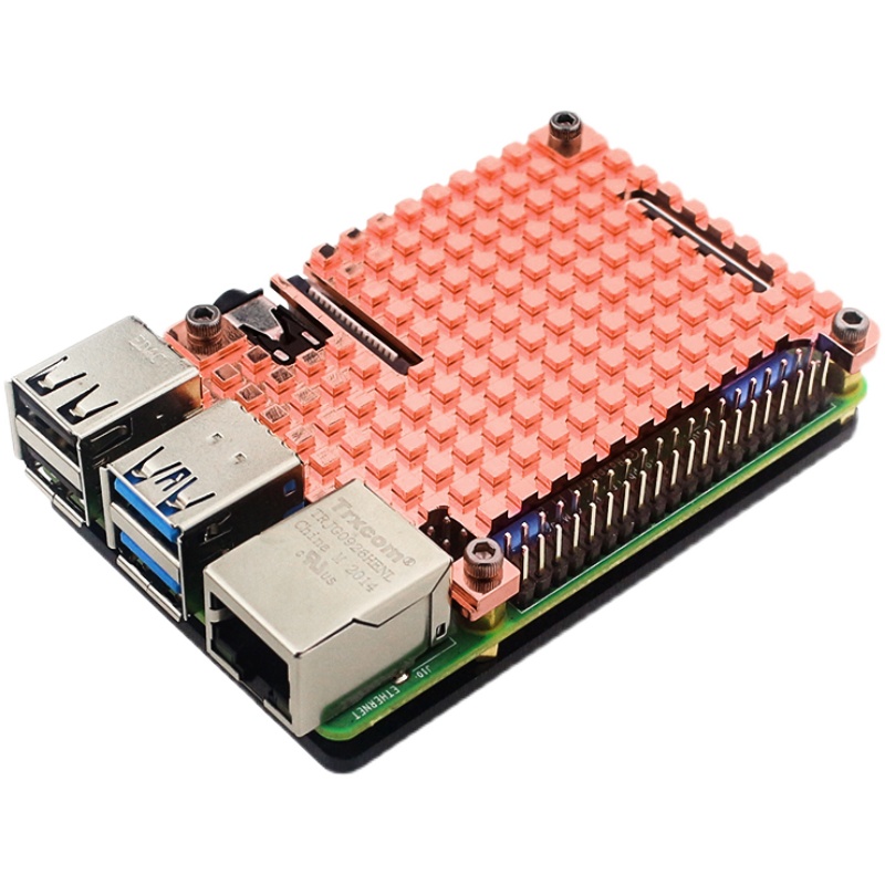 Raspberry Pi 4B النحاس النقي ا - مراجعة Pi Cooler وسعره