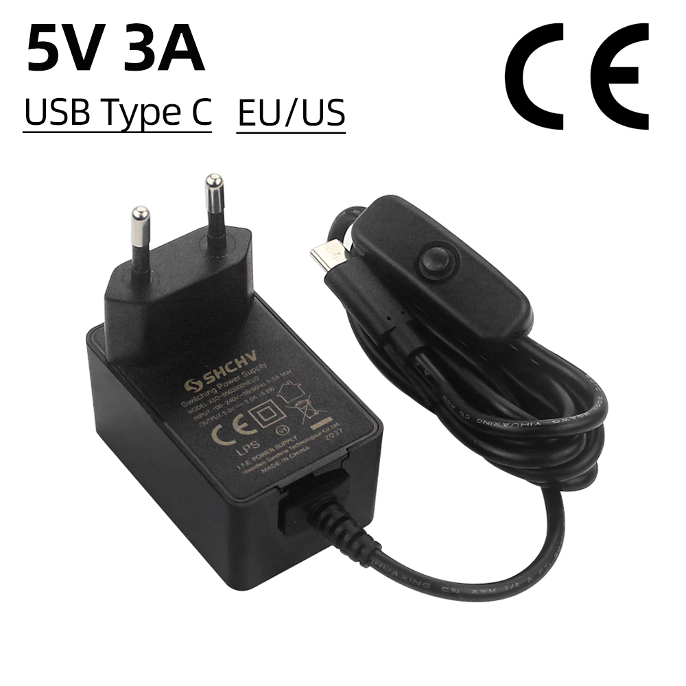 Raspberry Pi 5V 3A مزود طاقة 1 - مراجعة Pi Power Supply وسعره