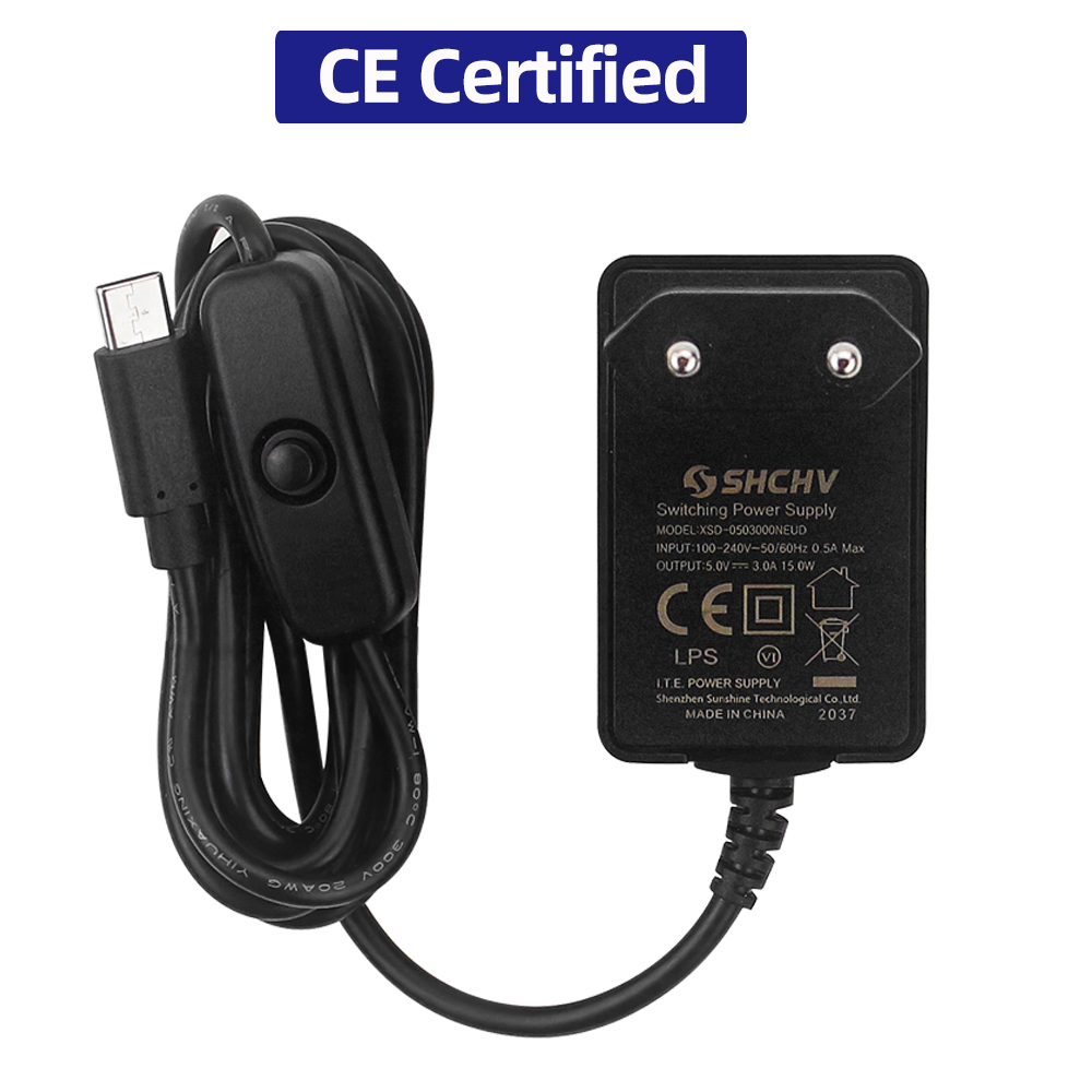 Raspberry Pi 5V 3A مزود طاقة 1 - مراجعة Pi Power Supply وسعره