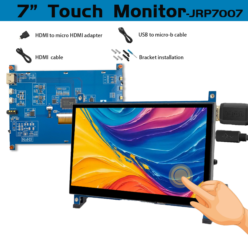 IPS 7 بوصة شاشة AIDA64 LCD عرض - مراجعة Raspberry Pi 4 وسعره