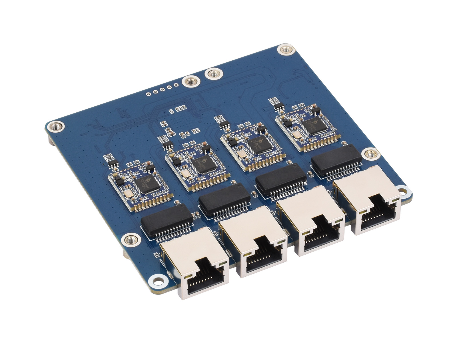Waveshare PCIe TO 4-Ch Gigabit - مراجعة Raspberry Pi 4 وسعره