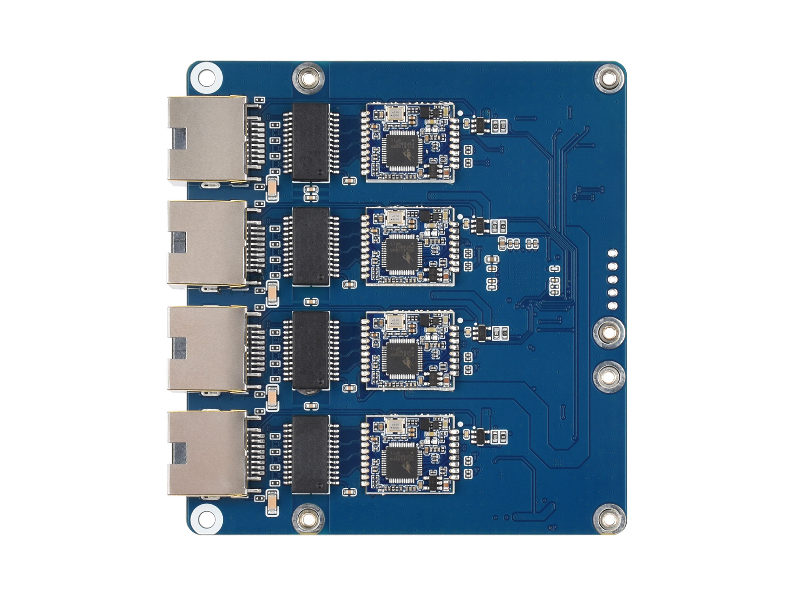 Waveshare PCIe TO 4-Ch Gigabit - مراجعة Raspberry Pi 4 وسعره