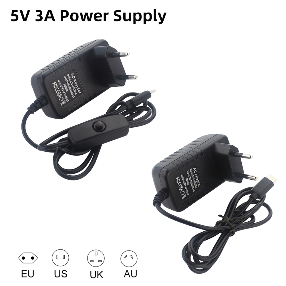 5 فولت 3A التوت بي 4 مصدر الطا - مراجعة Pi Power Supply وسعره