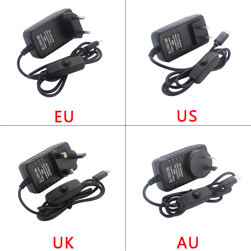 5 فولت 3A التوت بي 4 مصدر الطا - مراجعة Pi Power Supply وسعره