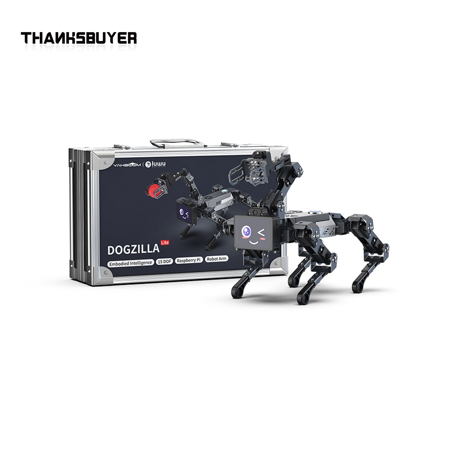 DOGZILLA-Lite 15DOF AI Bionic  - مراجعة Raspberry Pi وسعره