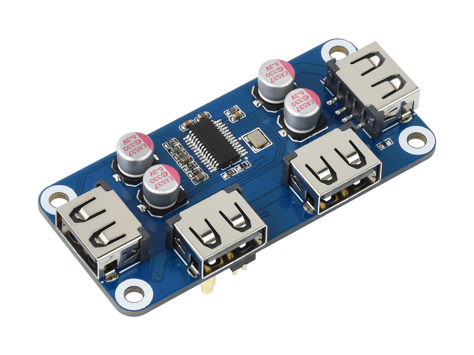 قبعة Waveshare USB HUB (B) 4 م - مراجعة Pi Zero وسعره