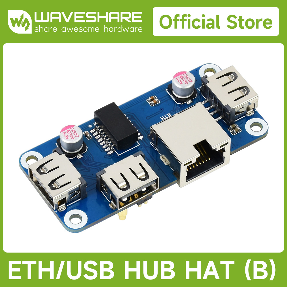 قبعة Waveshare USB HUB (B) 4 م - مراجعة Pi Zero وسعره