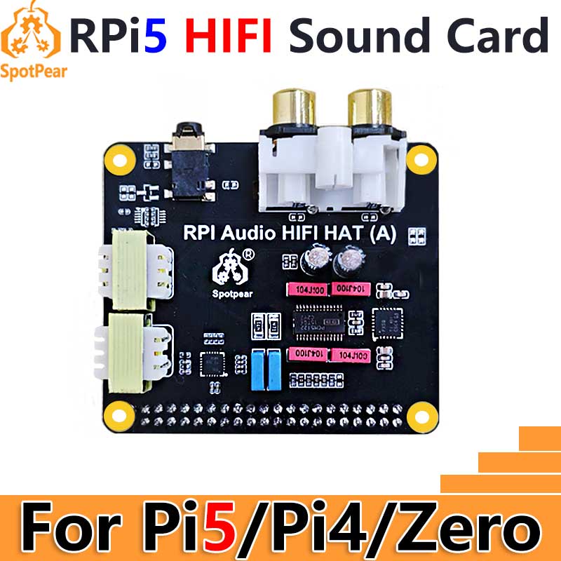 Raspberry Pi5 Audio HIFI HAT P - مراجعة Pi Zero وسعره