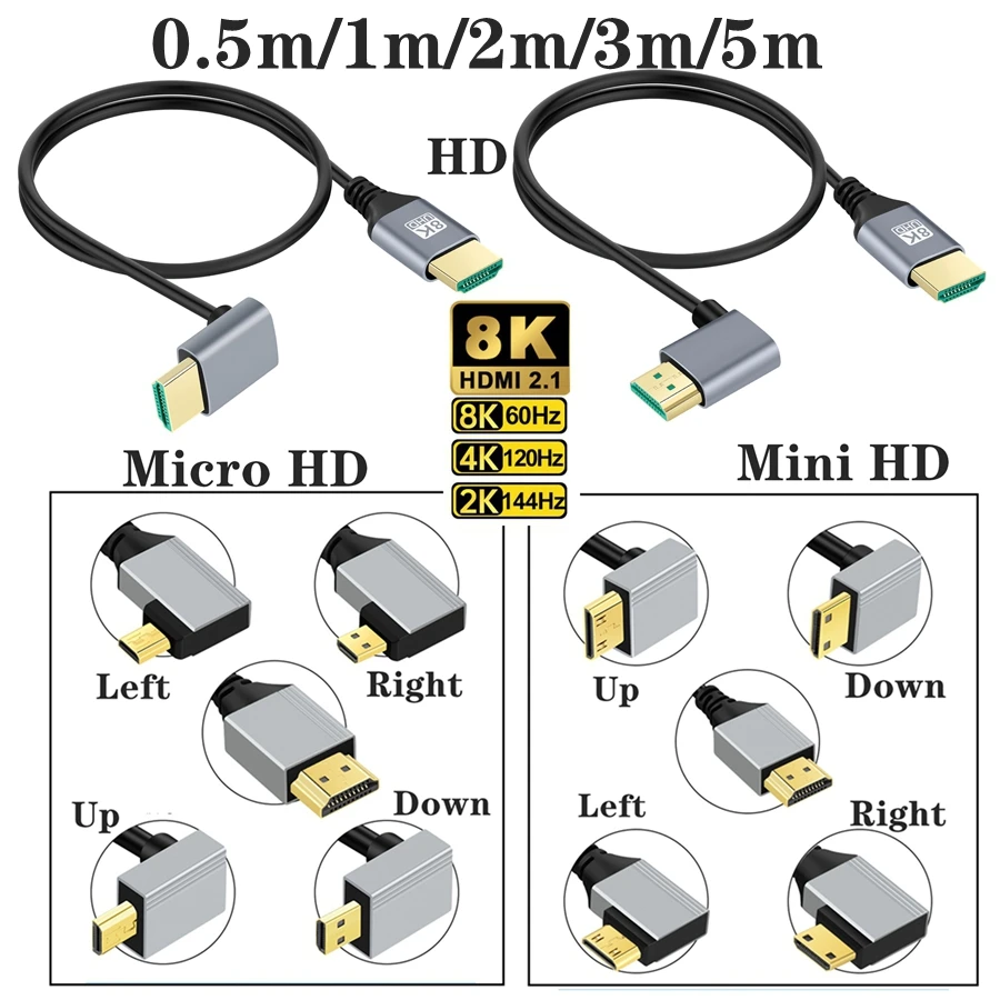 كابل Micro HDMI 8K متوافق مع G - مراجعة Pi Camera Cable وسعره