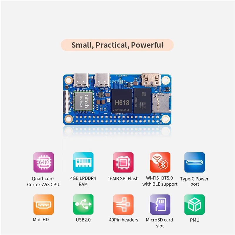 لوحة تطوير Orange Pi Zero 2W م - مراجعة Pi Zero وسعره