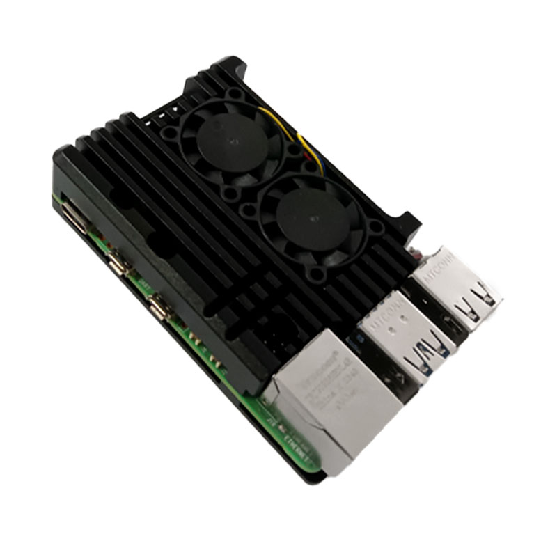 علبة معدنية من الألومنيوم Rasp - مراجعة Pi 5 Case وسعره