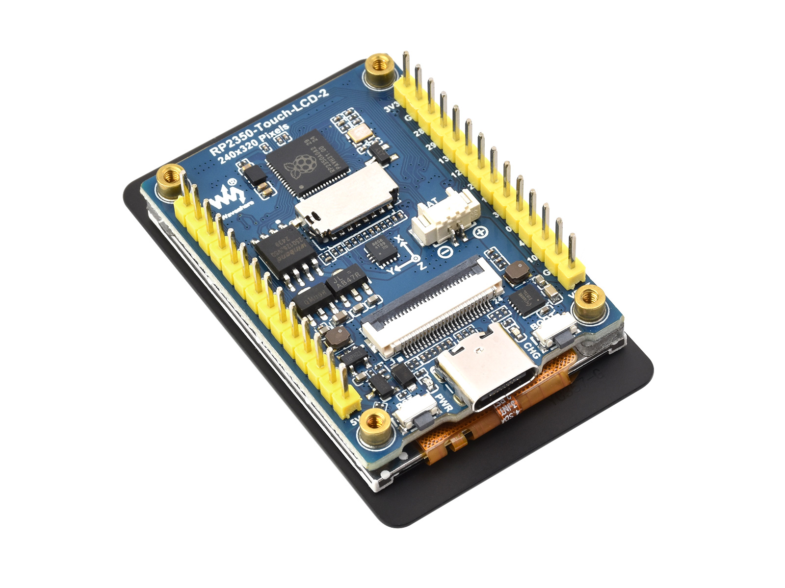 لوحة تطوير شاشة Waveshare RP23 - مراجعة Pi Display وسعره