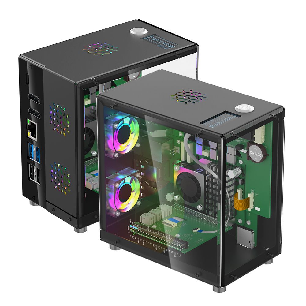 طقم حماية Raspberry Pi 5 مع مب - مراجعة Pi 5 Case وسعره