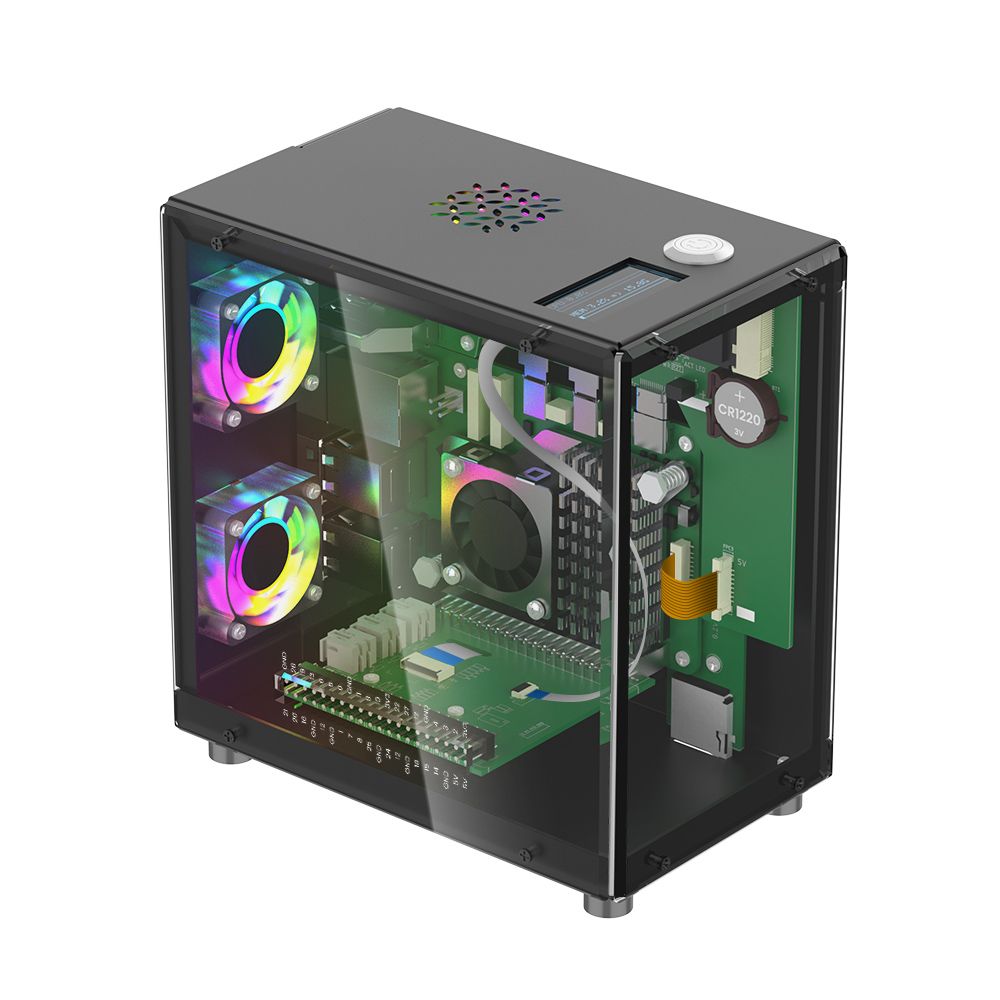 طقم حماية Raspberry Pi 5 مع مب - مراجعة Pi 5 Case وسعره