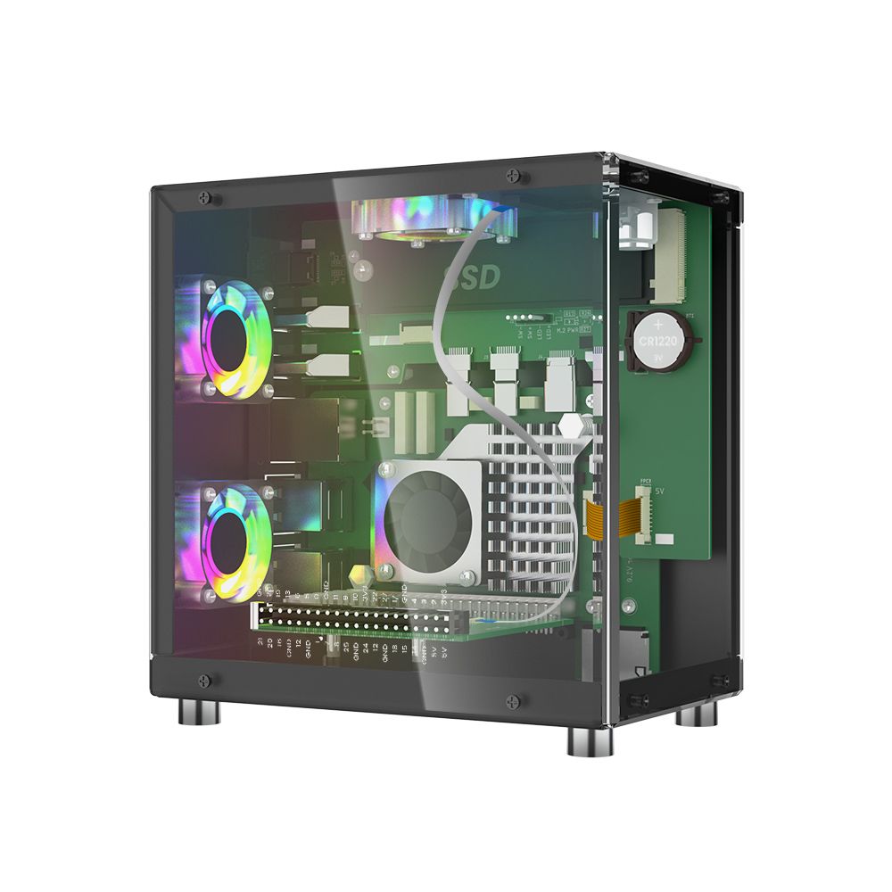 طقم حماية Raspberry Pi 5 مع مب - مراجعة Pi 5 Case وسعره