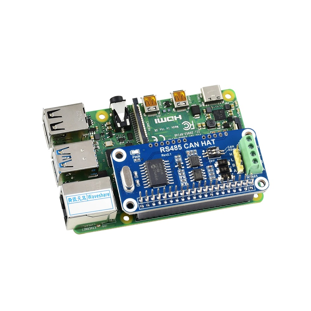 Waveshare RS485 CAN HAT لـ Ras - مراجعة Raspberry Pi 5 وسعره