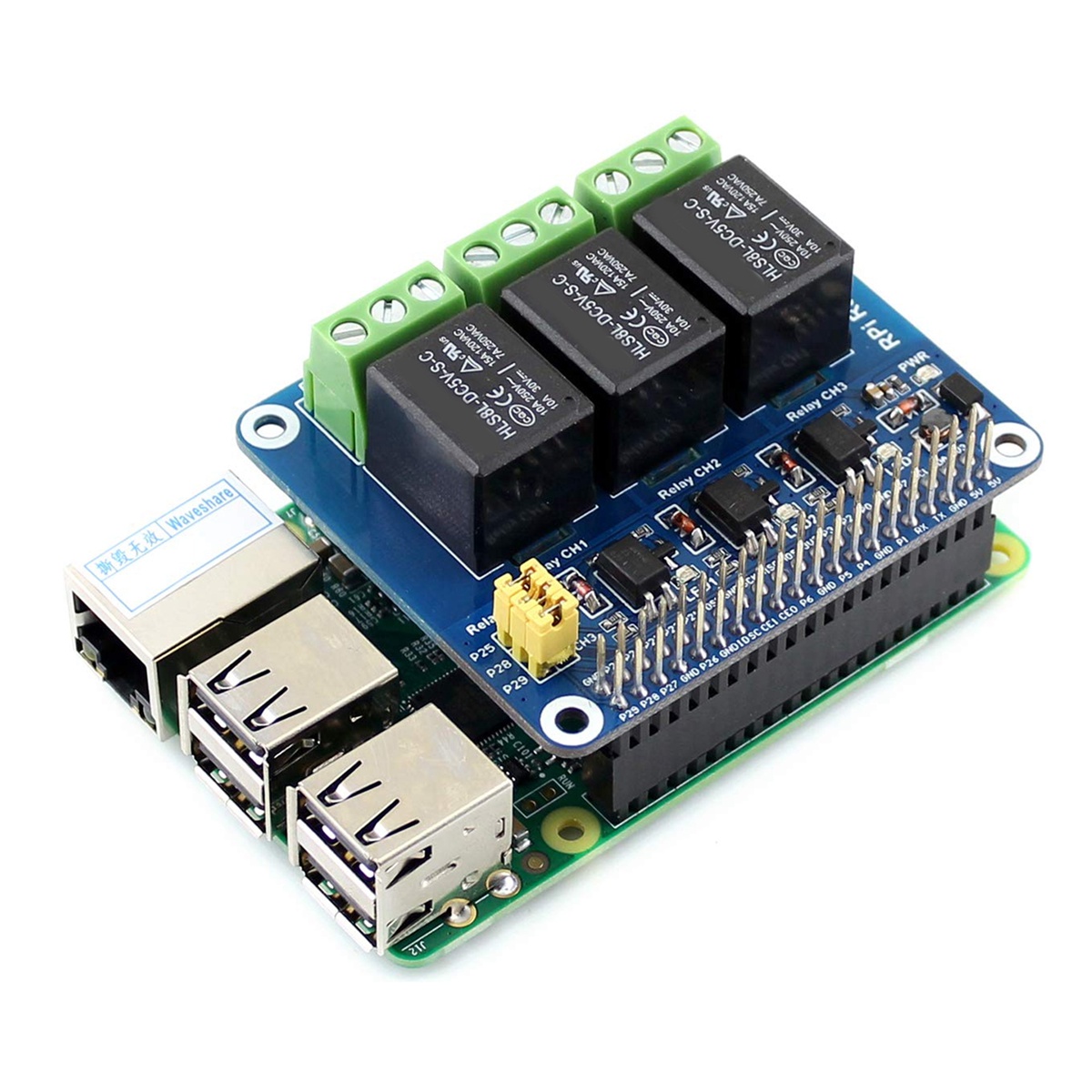 لوحة توسعة وحدة الترحيل ثلاثية - مراجعة Raspberry Pi Kit وسعره