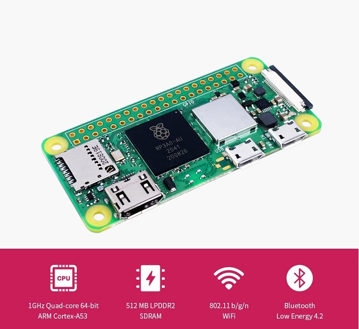 راسبيري باي زيرو 2 واط، أسرع ب - مراجعة Pi Zero وسعره