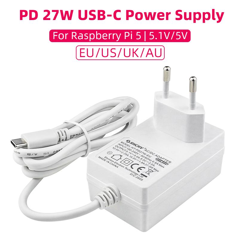 Raspberry Pi 5 5.1V 5A مصدر ال - مراجعة Pi Power Supply وسعره