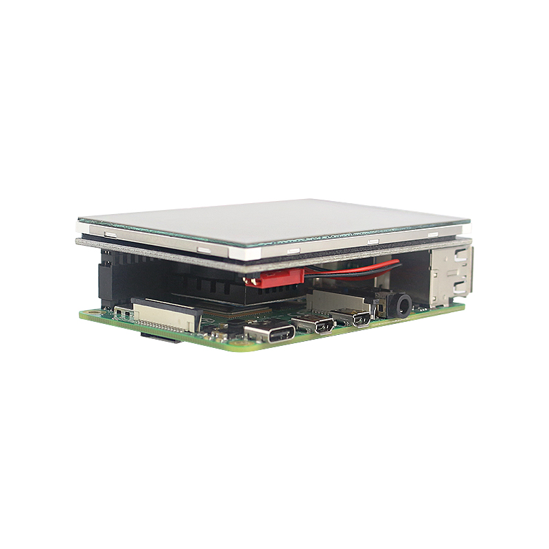 شاشة راسبيري Pi 3.5 بوصة تعمل  - مراجعة Pi 4 Case وسعره