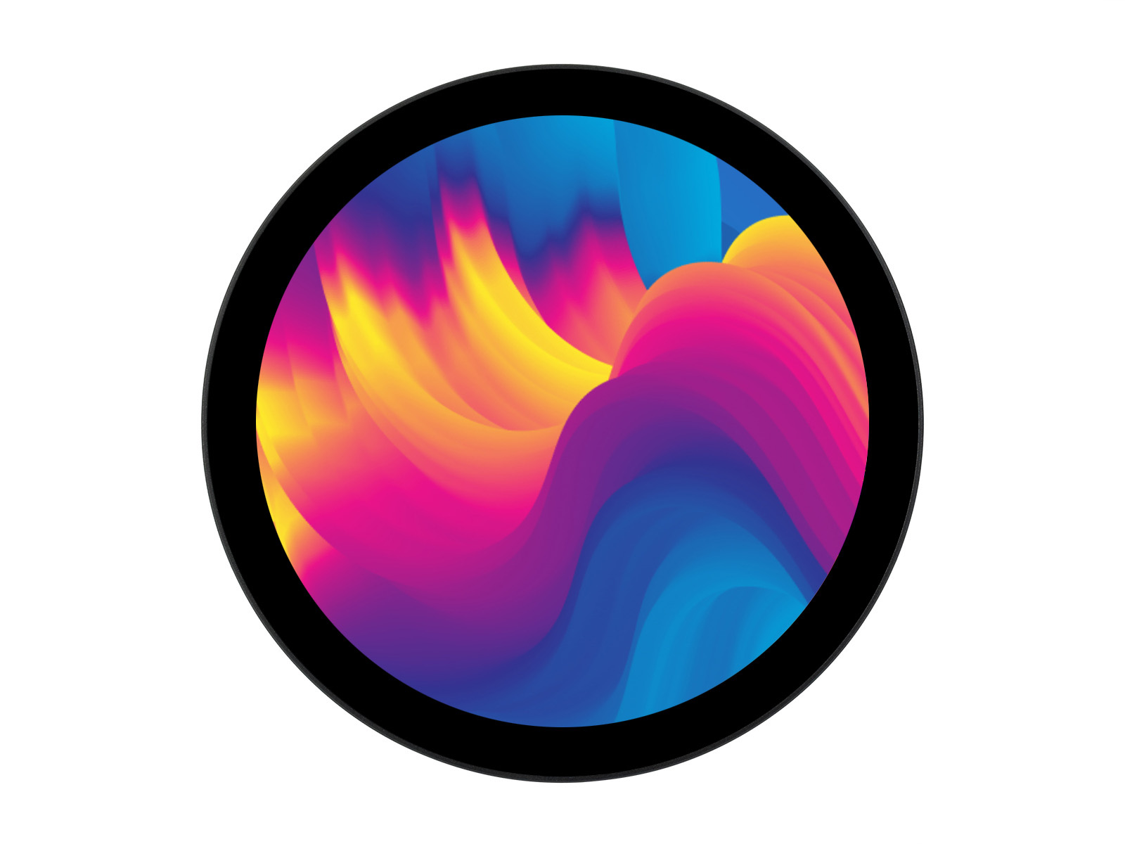 شاشة لمس دائرية من Waveshare ب - مراجعة Pi Display وسعره