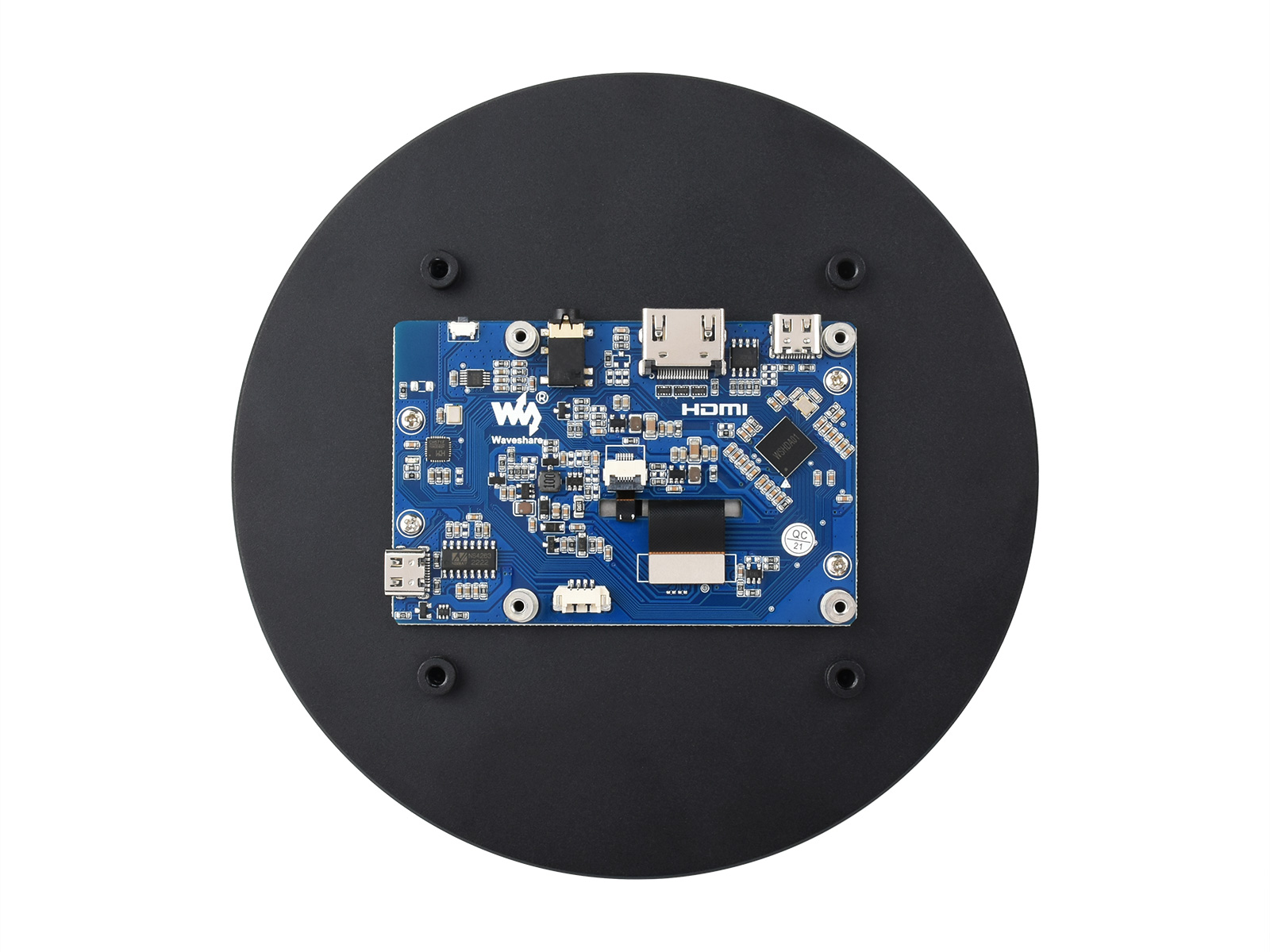 شاشة لمس دائرية من Waveshare ب - مراجعة Pi Display وسعره