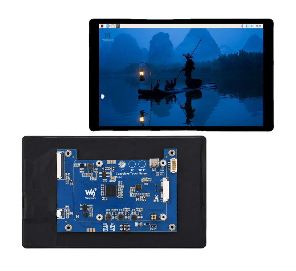 شاشة لمس سعوية DSI LCD (E) مقا - مراجعة Pi Display وسعره