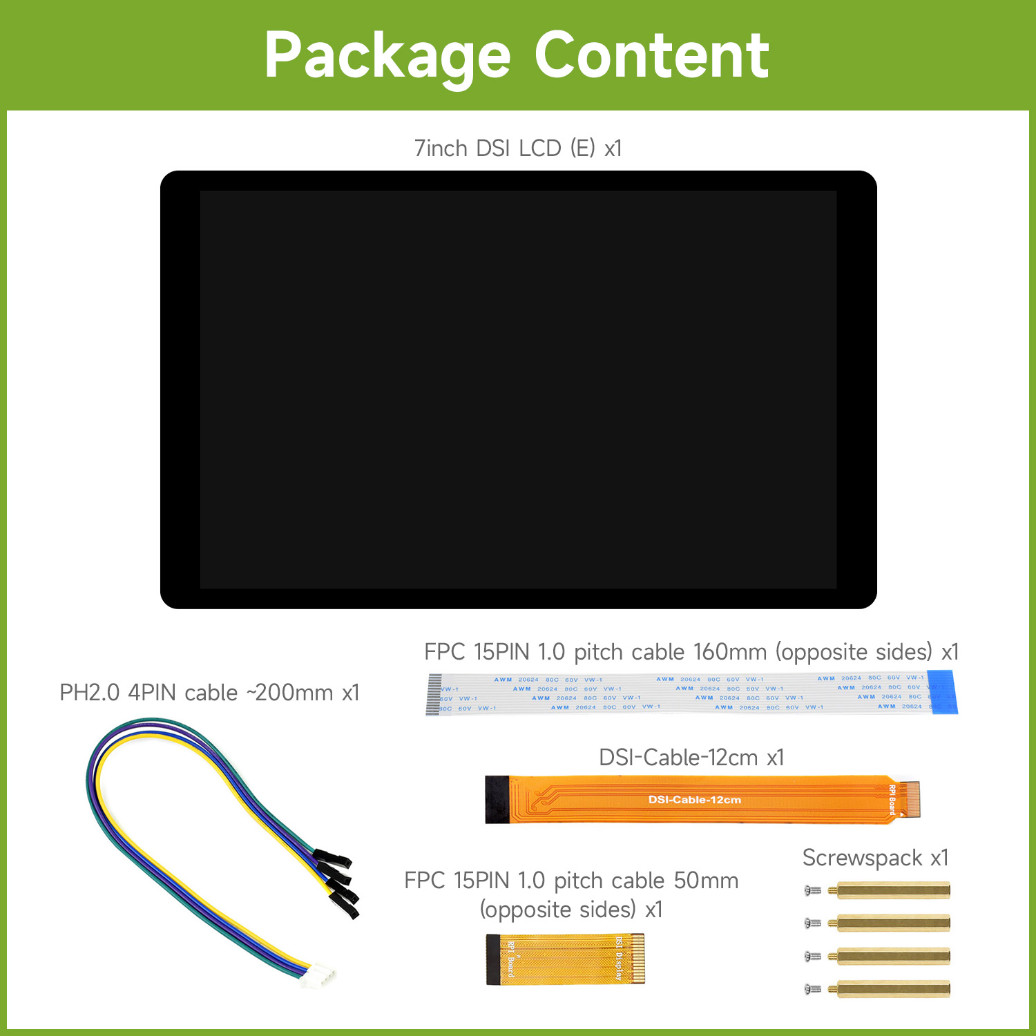 شاشة لمس سعوية DSI LCD (E) مقا - مراجعة Pi Display وسعره