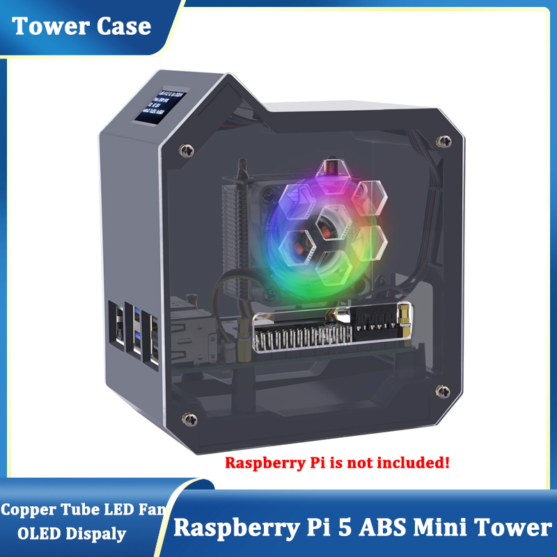 GeeekPi Raspberry Pi 5 ABS Min - مراجعة Pi 5 Case وسعره