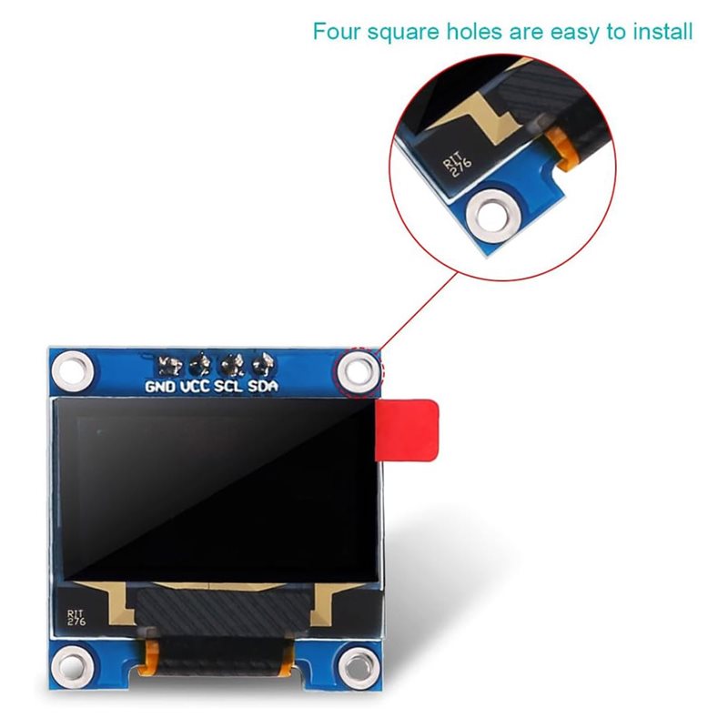 A37T-4Pcs شاشة عرض OLED مقاس 0 - مراجعة Pi Display وسعره