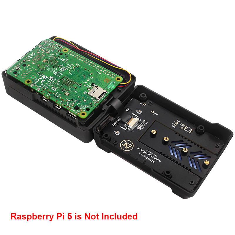 حافظة Argon NEO 5 M.2 NVME PCI - مراجعة Pi 5 Case وسعره