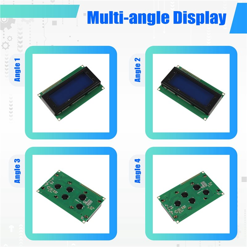 شاشة LCD2004 متوافقة مع Arduin - مراجعة Pi Display وسعره