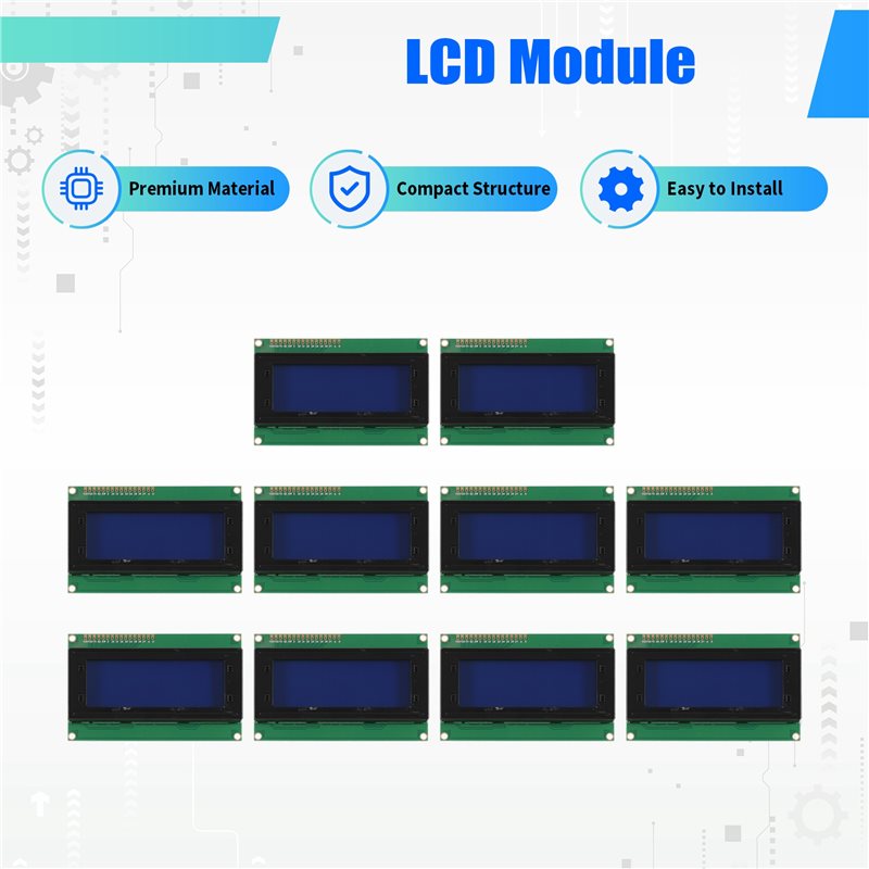 شاشة LCD2004 متوافقة مع Arduin - مراجعة Pi Display وسعره