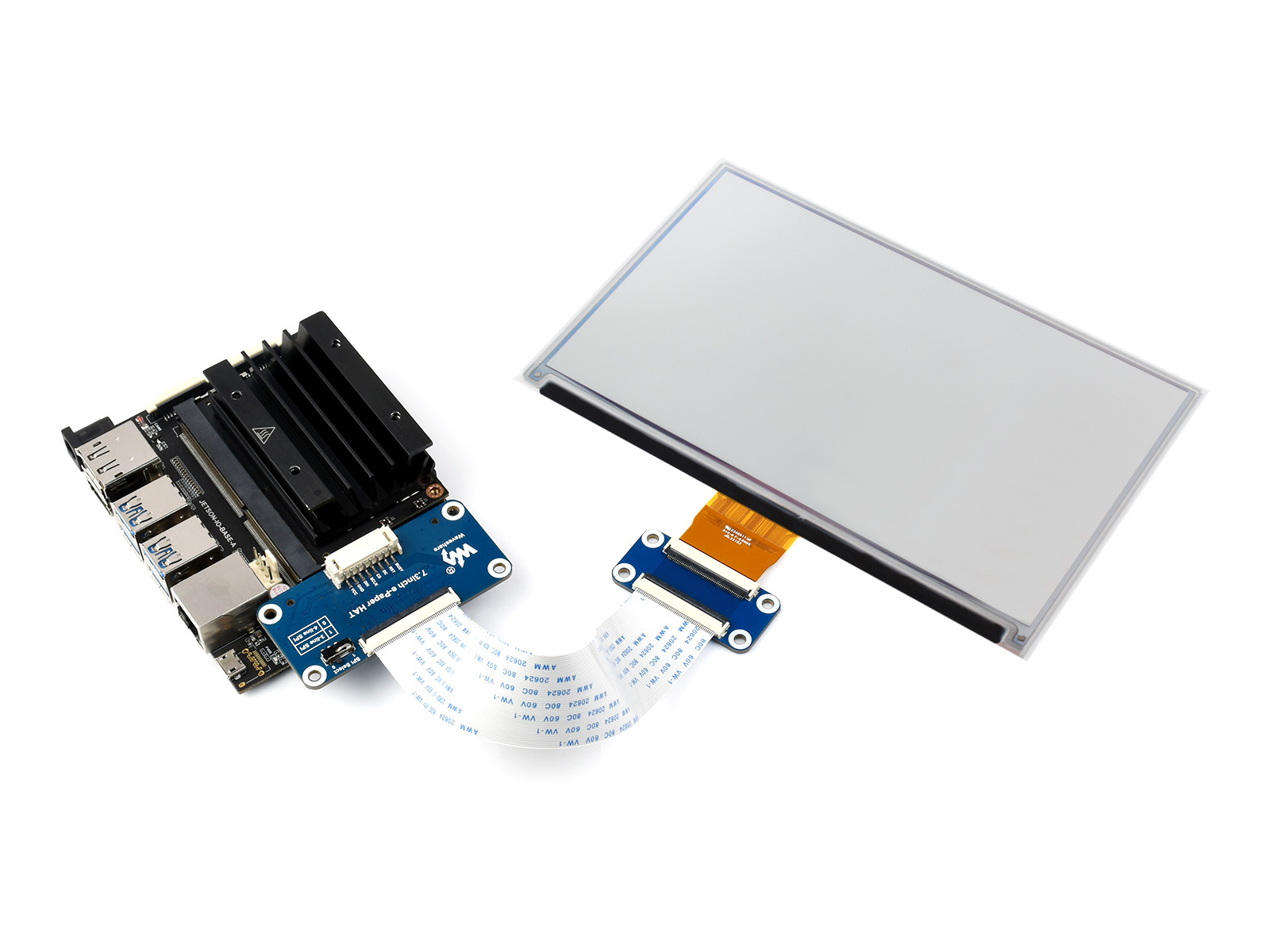 شاشة Waveshare 7.3 بوصة 6 ألوا - مراجعة Pi Display وسعره